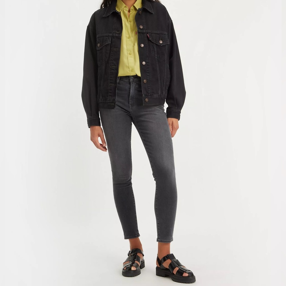 Levi’s 721 High Rise Skinny Women's Faded Black Jeans - Size 25